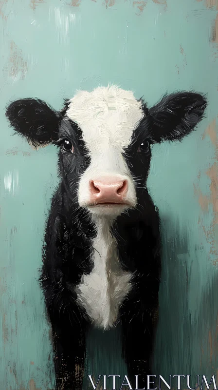 Farm Animal Art Piece AI Image