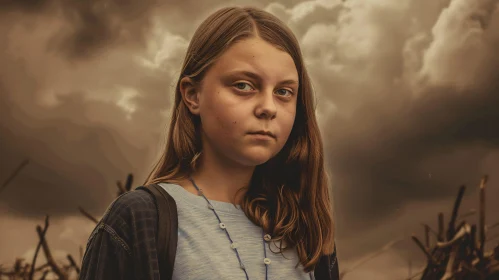 Greta Thunberg Environmental Portrait