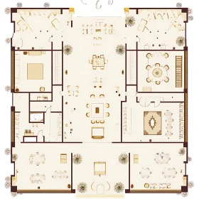 Luxurious Building Floor Plan