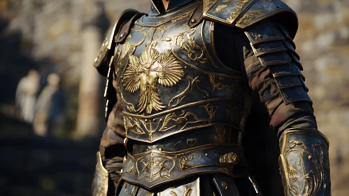 Ornate Warrior Armor with Bird Emblem