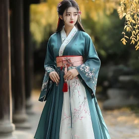 Elegant Hanfu Fashion Portrait