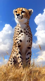 Wildlife Portrait of Cheetah