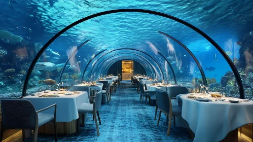 Aquatic Dining Experience with Stunning Marine Life