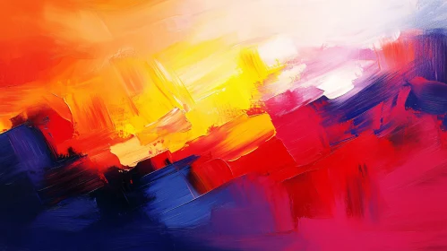 Brushstroke Color Composition