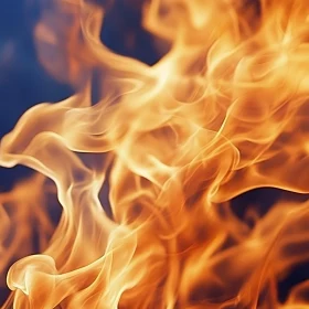 Dynamic Flames in Abstract Fire Composition