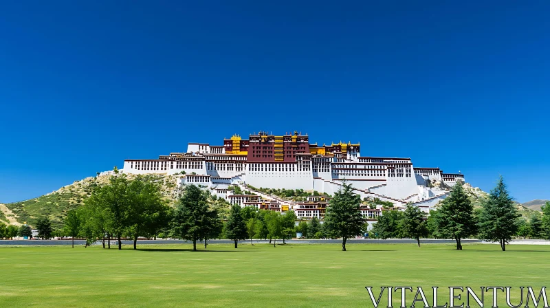 Potala Palace in Lhasa, Tibet AI Image