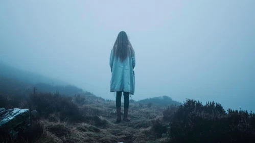 Mystery Photo: Lonely Woman on Foggy Hilltop