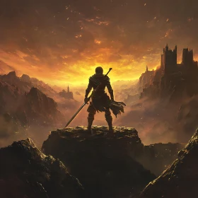 Lone Warrior at World's Edge
