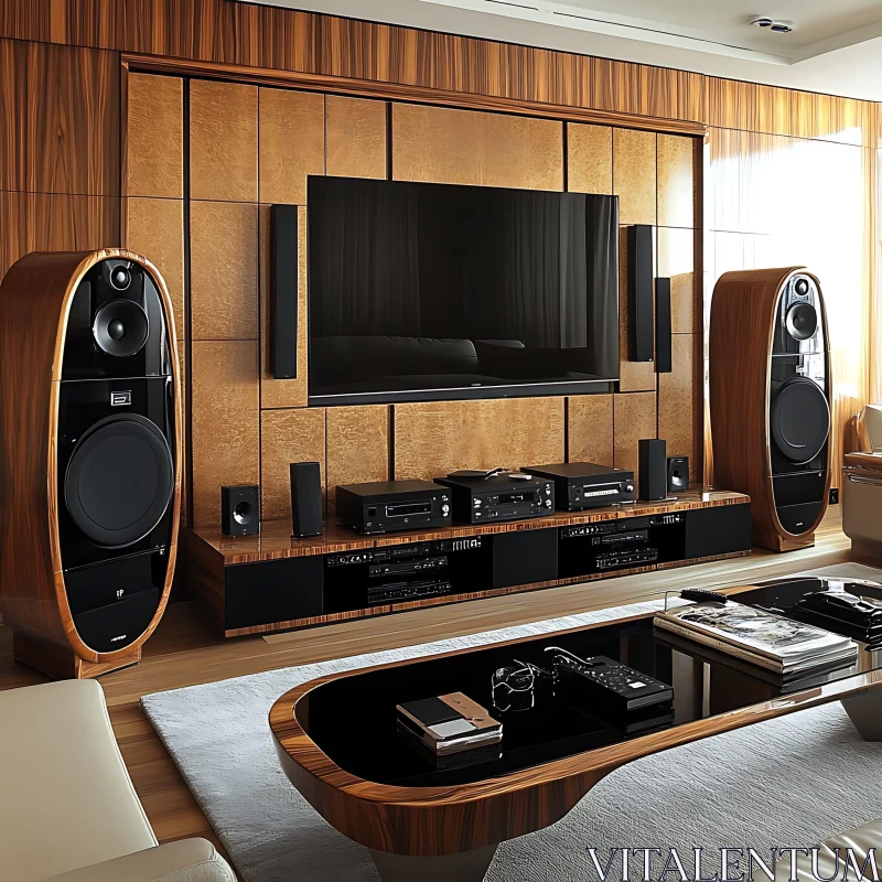 AI ART Luxury Home Theater