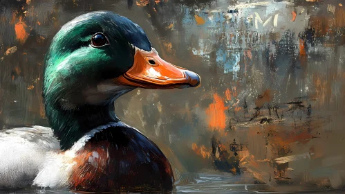 Colorful Mallard Art