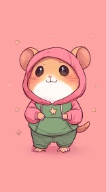 Cute Hamster Illustration