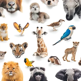 Wildlife and Zoo Animals Collection