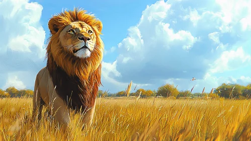 Lion Overlooking the Horizon
