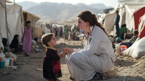 Refugee Camp: Doctor's Visit