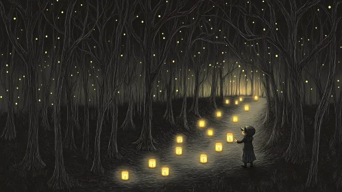 Luminous Lanterns in Dark Woods