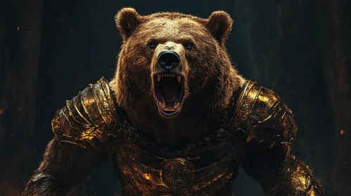 Golden Armored Bear Aggression