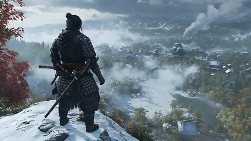 Samurai on Snowy Peak