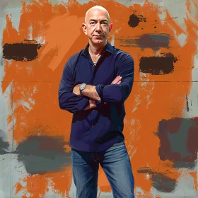 Jeff Bezos Modern Portrait