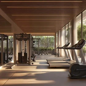 Elegant Indoor Gym Design