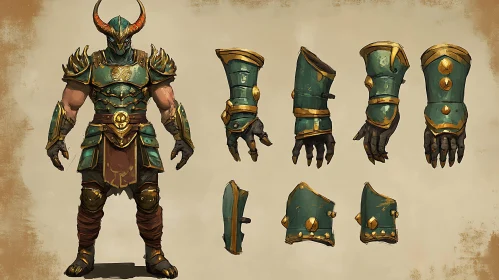 Detailed Warrior Armor Design