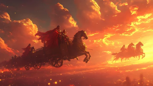 Sunset Ride of the Horsemen