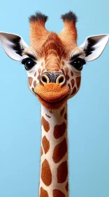 Whimsical Giraffe Art
