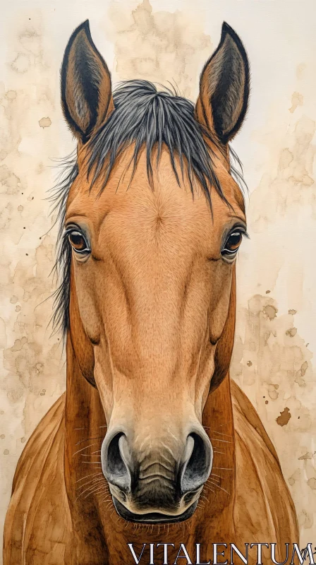 AI ART Detailed Horse Art