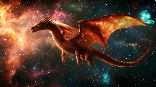 Celestial Dragon in Deep Space