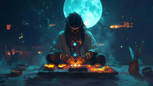 Lunar Meditation: A Mystic's Night