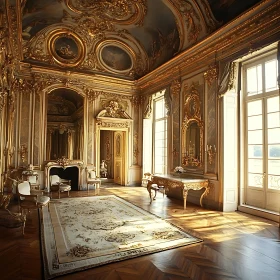 Opulent Palace Room with Ornate Details