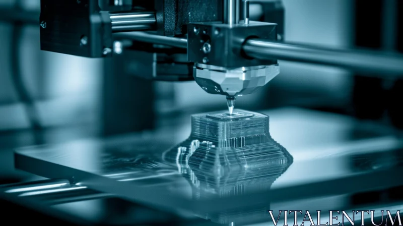 Futuristic Victorian 3D Printing - Soft Edges and Blurred Details AI Image