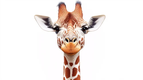 Giraffe Close-up Portrait