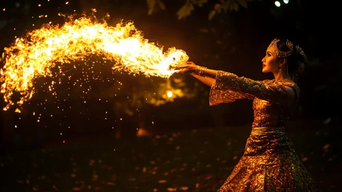 Enchanting Fire Dance