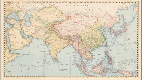 Historical Asia: A Cartographic Depiction