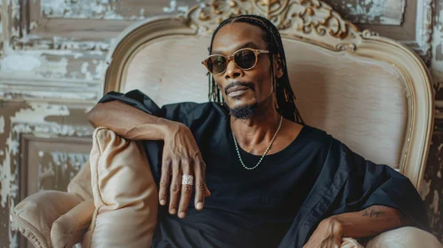 Luxurious Snapshot of Snoop Dogg Relaxing