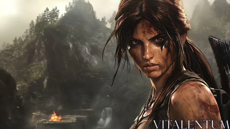 AI ART Tomb Raider: Determination in the Wild