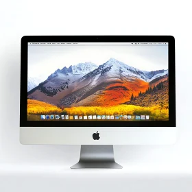 High-End Desktop Computer Featuring Mountain Scene