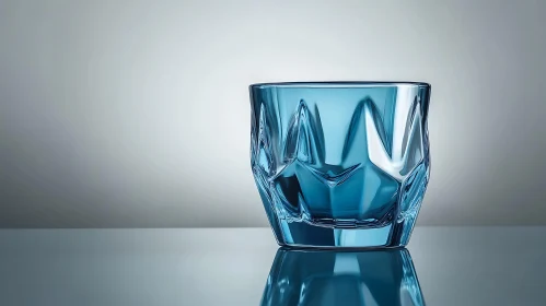 Geometric Glassware: A Study in Blue