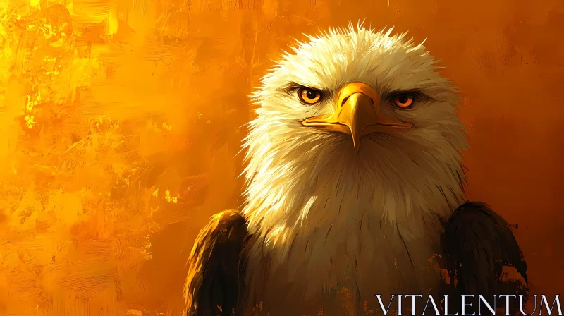 AI ART Golden Eagle Expression