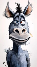 Humorous Donkey Artwork