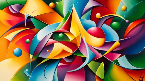Geometric Shapes Art