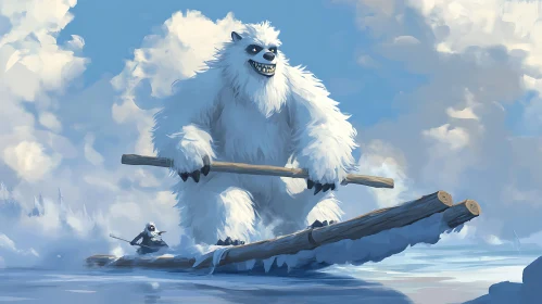 The Yeti's Winter Journey