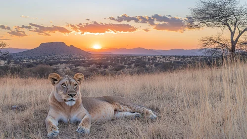 Resting Lioness