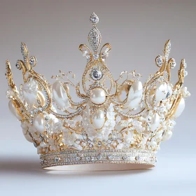 Elegant Regal Gold Crown