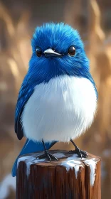 Adorable Bluebird Perched