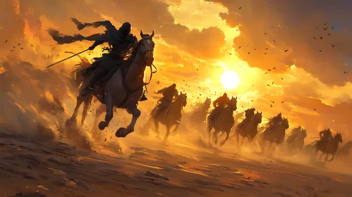 Phantom Riders at Dusk