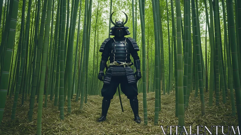 AI ART Guardian of the Bamboo Grove