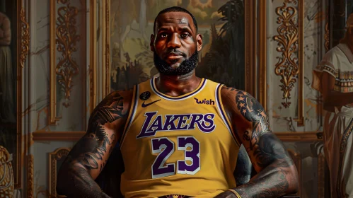 LeBron James Regal Portrait