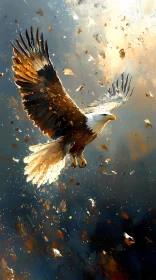 Majestic Eagle in Flight