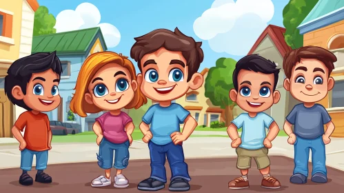 Kids Cartoon Illustration